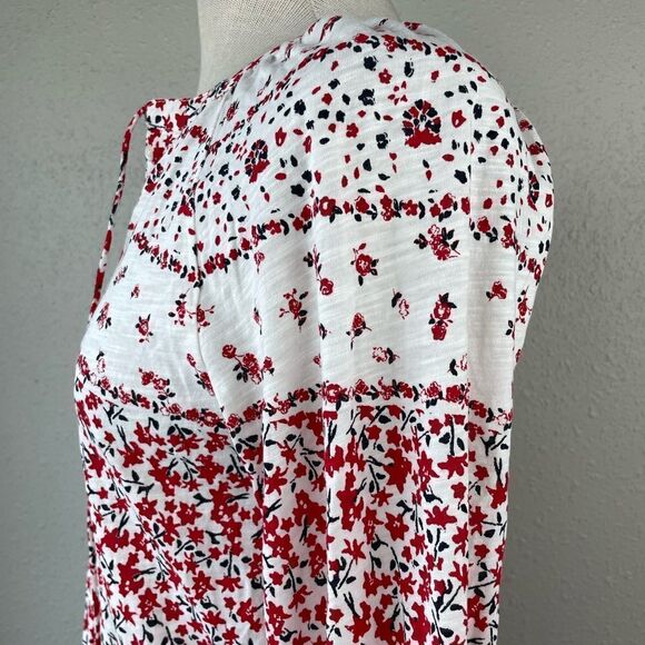 NWOT Lucky Brand V-Neck Tunic Top Size XS - Picture 2 of 7